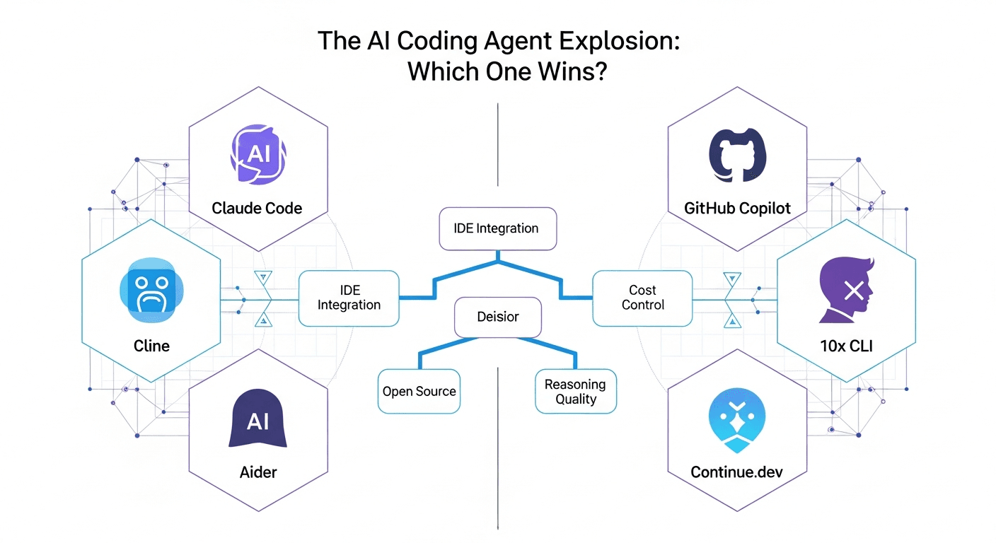The AI Coding Agent Explosion: Which Tool Wins in 2026?
