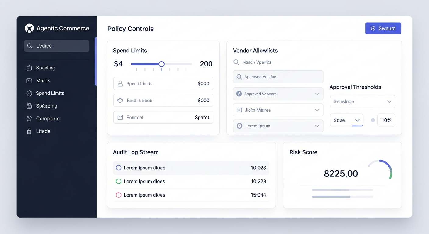 Governance controls dashboard