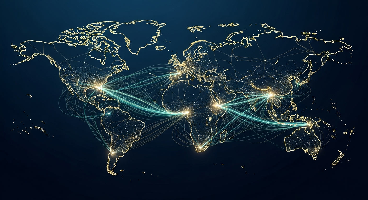 Global settlement map