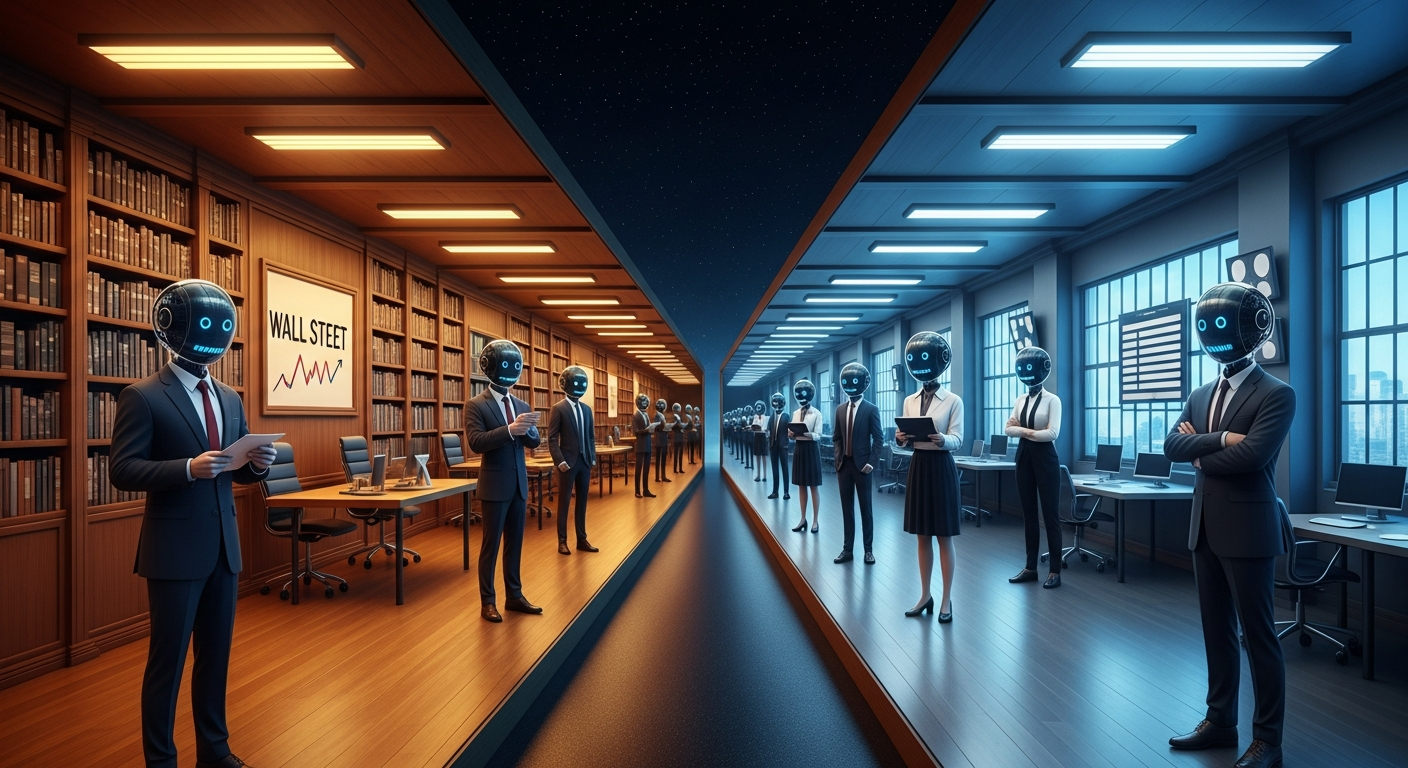 The Viral Pattern - two mirrors reflecting infinite possibilities