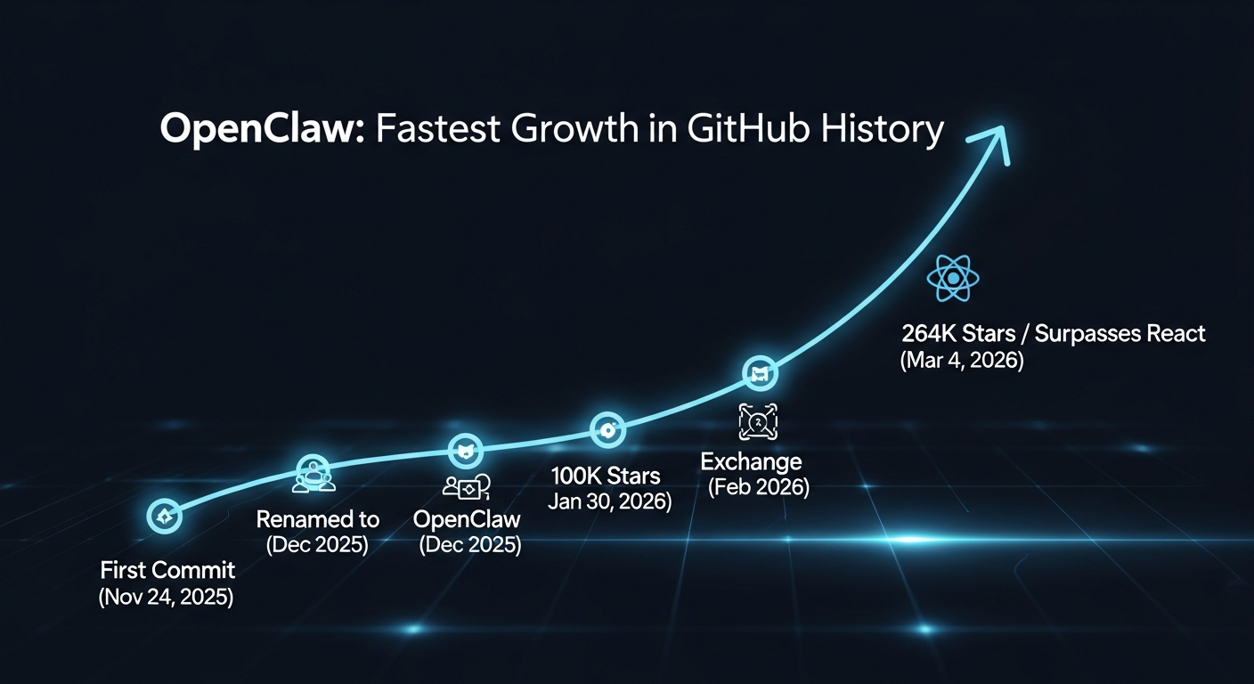 OpenClaw: Fastest Growth in GitHub History