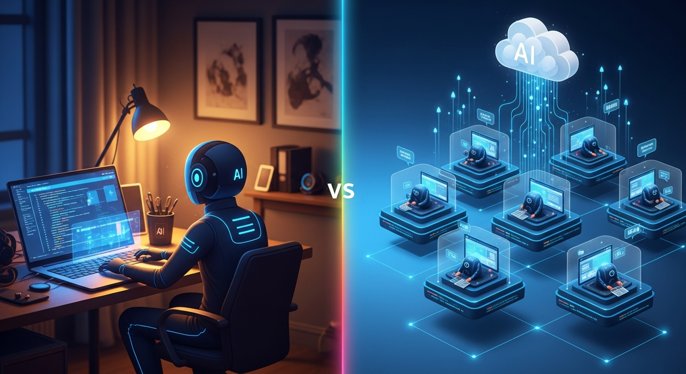 Local vs Cloud Agents Spectrum