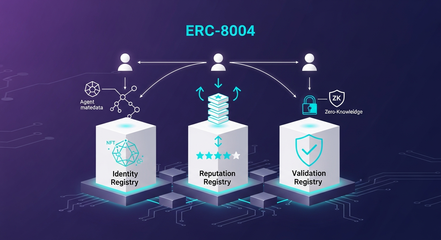 ERC-8004 Three Registries Architecture