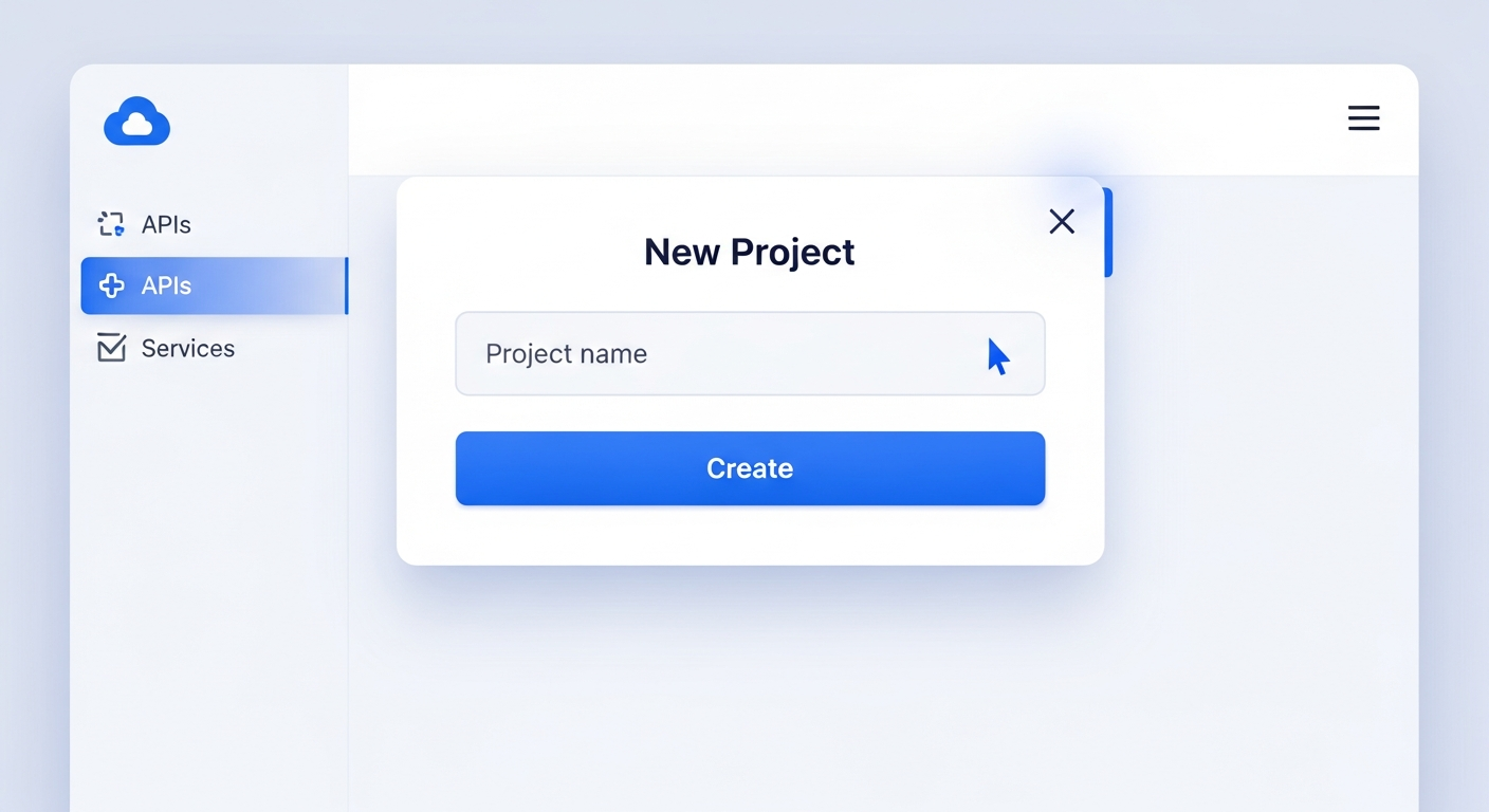 Creating a new Google Cloud project