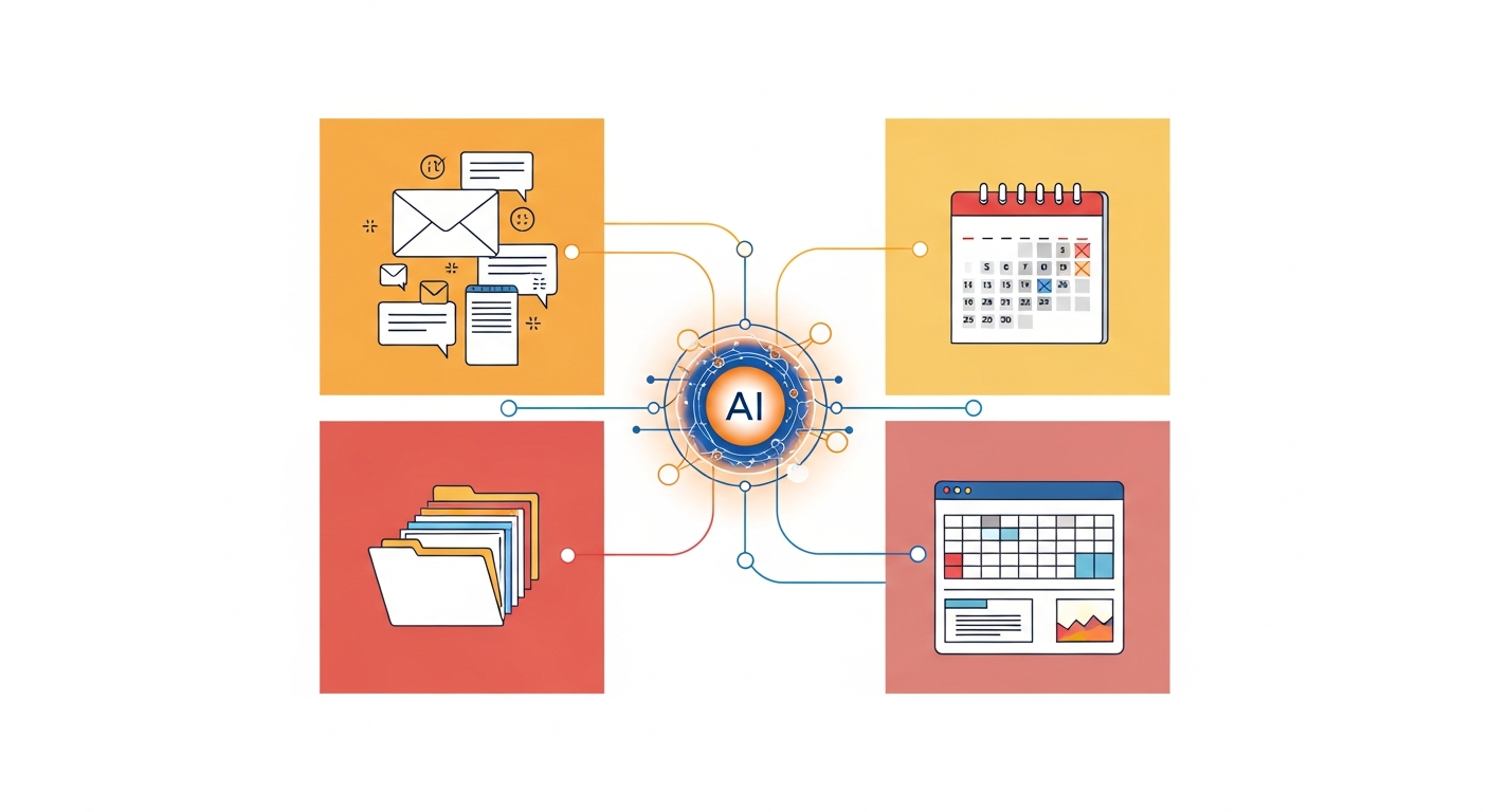 Connected Google services in action