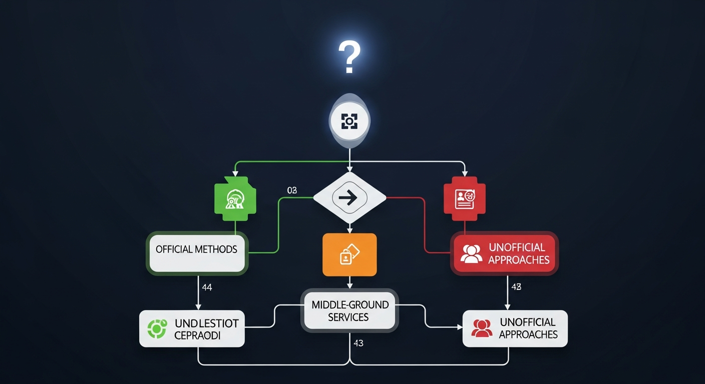 Decision tree flowchart for choosing the right Twitter/X integration method for OpenClaw