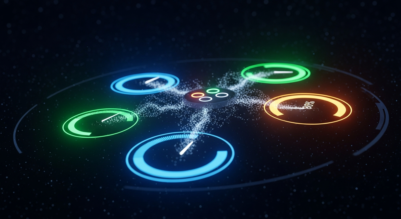 Budget gauges showing agent spending limits