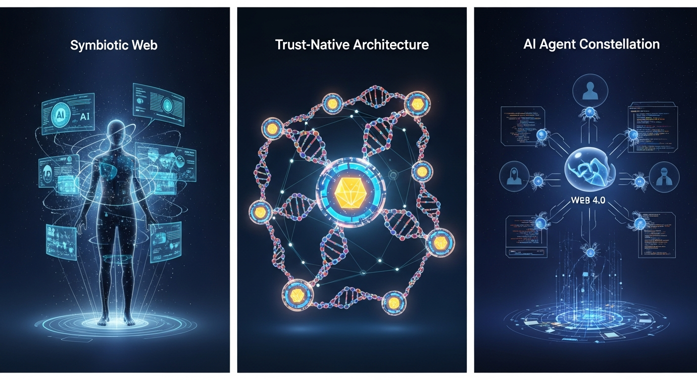 Web 4.0: Three Visions, One Trust Problem